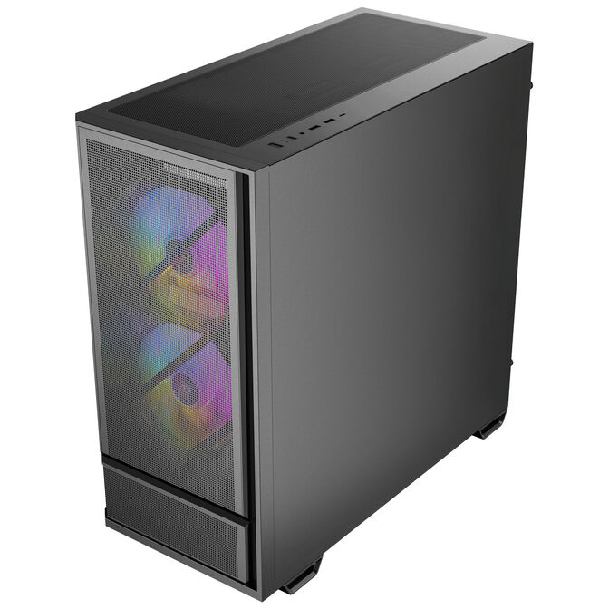 Antec P30 ARGB PC-Geh&auml;use, Midi-Tower, ATX, Tempered Glass - schwarz image number 3