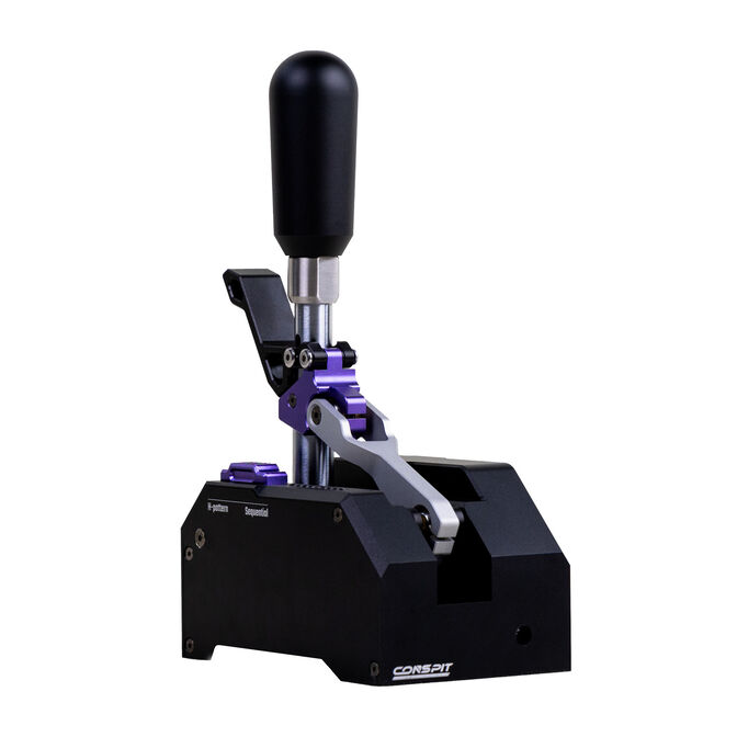 Conspit CHS Shifter, H-pattern and sequential, metal construction, SimHub - black image number 6