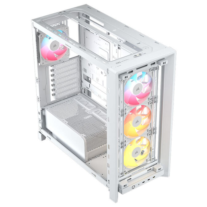 CORSAIR FRAME 4000D LCD RS PC-Geh&auml;use, Midi-Tower, ATX, ARGB, Tempered Glass - wei&szlig; image number 10