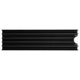 AXAGON CLR-M2L10 passive M.2 SSD heatsink - 2280, 10 mm height, aluminium, black image number null