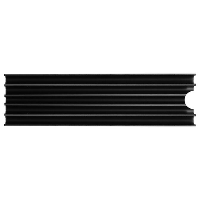 AXAGON CLR-M2L10 passive M.2 SSD heatsink - 2280, 10 mm height, aluminium, black image number 3