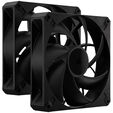 Corsair RS Series RS140 Max PWM Fan - 140mm, black, 2-pack image number null