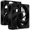 Corsair RS Series RS140 Max PWM Fan - 140mm, black, 2-pack