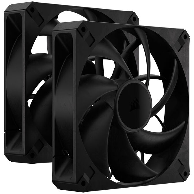 Corsair RS Series RS140 Max PWM Fan - 140mm, black, 2-pack image number 0