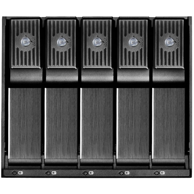 SilverStone SST-FS305-12G External 3.5-Inch Enclosure, 5-Bay - Black image number 1