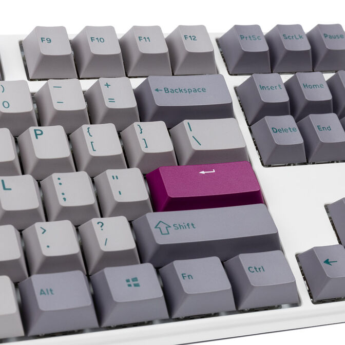 Ducky One 3 Mist Grey Gaming Keyboard, RGB LED - MX-Brown (US) image number 5