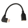 InLine DisplayPort Adapterkabel, 8K4K, rechts gewinkelt - 0,15m image number null