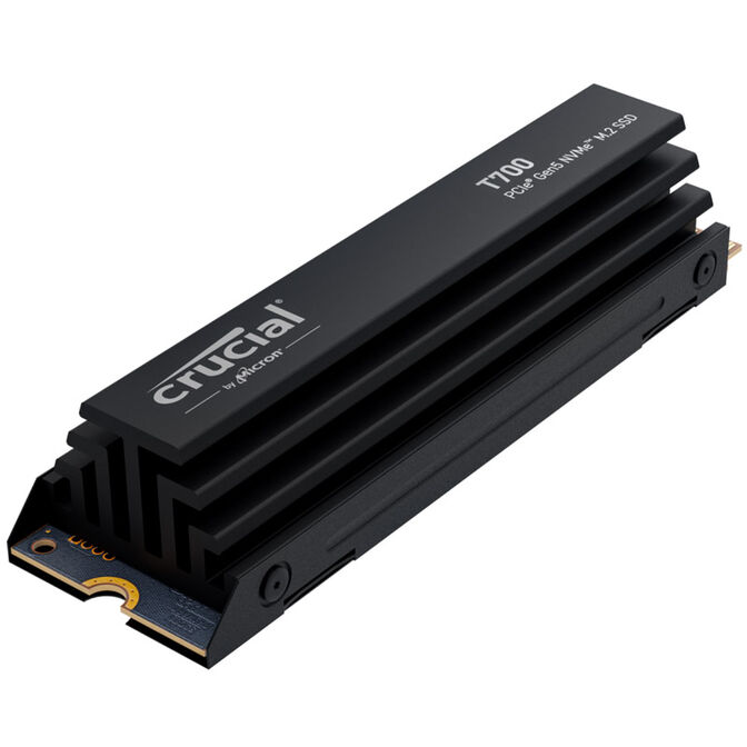 Crucial T700 NVMe SSD, PCIe 5.0 M.2 Type 2280 - 4 TB with heatsink image number 3