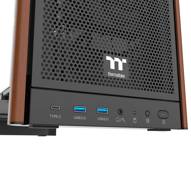 Thermaltake S370 WS PC Case, Mid-Tower, E-ATX, Tempered Glass - black image number 8