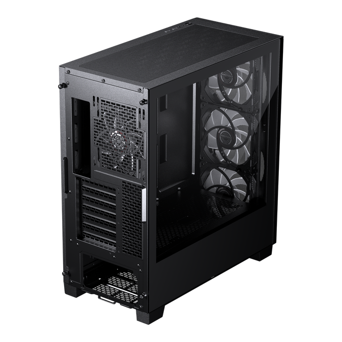 Phanteks XT Pro Ultra PC Case, Mid Tower, E-ATX, Tempered Glass, D-RGB - Black image number 3