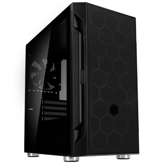 SilverStone Fara H1M, Tempered Glass - black image number 0