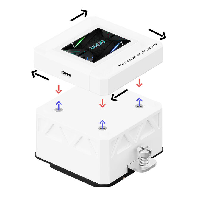 Thermalright Frozen Warframe SE Water Cooling, ARGB - 360mm, white image number 4
