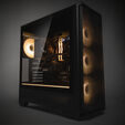 KingForge Gaming-PC Gold, AMD Ryzen 5 7500X3D, RTX 5070, Phanteks Eclipse G400A &ndash; Fertig-PC mit Windows image number null