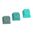 Glorious GPBT Keycaps - 115 PBT keycaps, ISO, ES layout, Rain Forest image number null