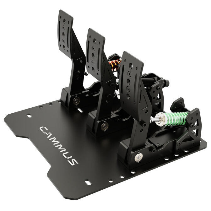 CAMMUS LC100 V4 Pedalset, 200kg Load-Cell-Sensor, Hall-Sensor - schwarz image number 5