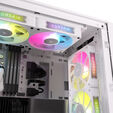 Corsair iCUE LINK RX120 RGB Series, PWM Fan 3-Pack - 120mm, white image number null