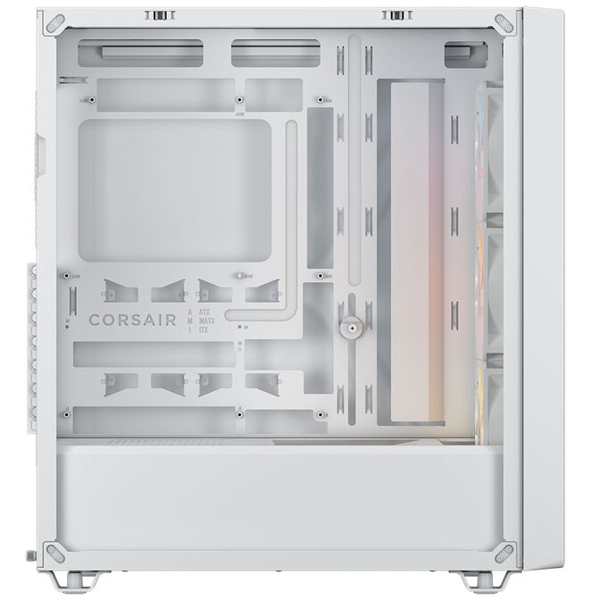 Corsair 3200D RS ARGB PC Case, Mid-Tower, ATX, Tempered Glass - White image number 4