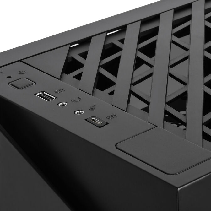 SilverStone SST-LD03B-AF Lucid Mini-ITX Geh&auml;use, Tempered Glass - schwarz image number 3