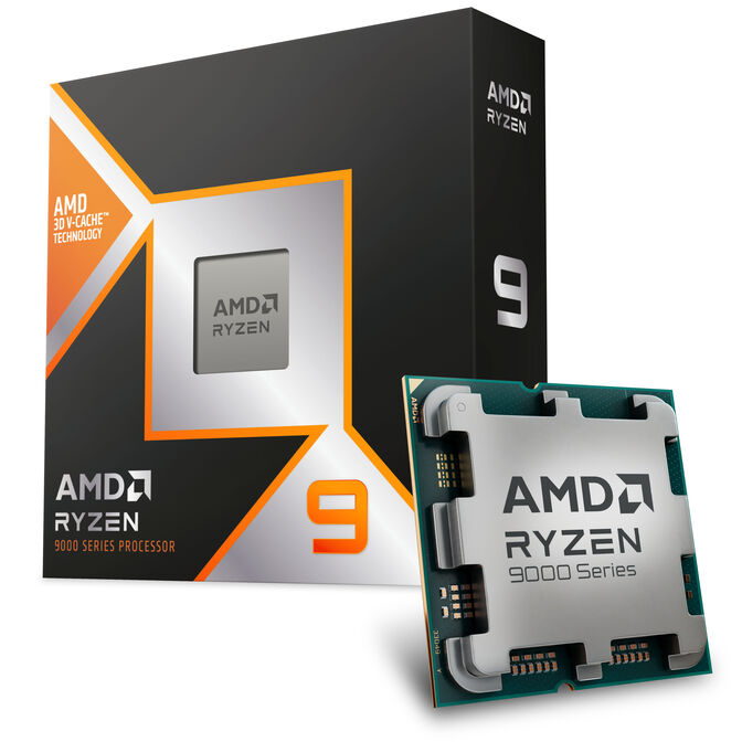 AMD Ryzen 9 9950X3D CPU, 16 Kerne, 5,7 GHz, Sockel AM5 (Granite Ridge) - boxed, ohne K&uuml;hler image number 0