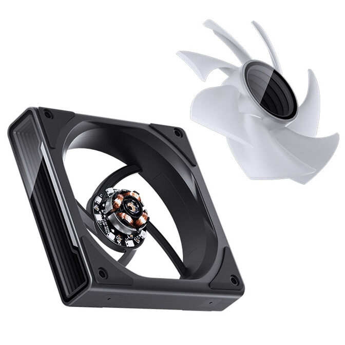 Jonsbo ZK-120B ARGB PWM L&uuml;fter, 120mm, 3er-Pack - schwarz image number 15