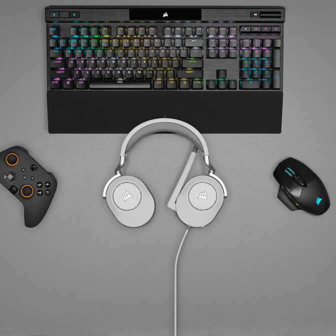 Corsair HS65 Surround Headset - wei&szlig; image number 7