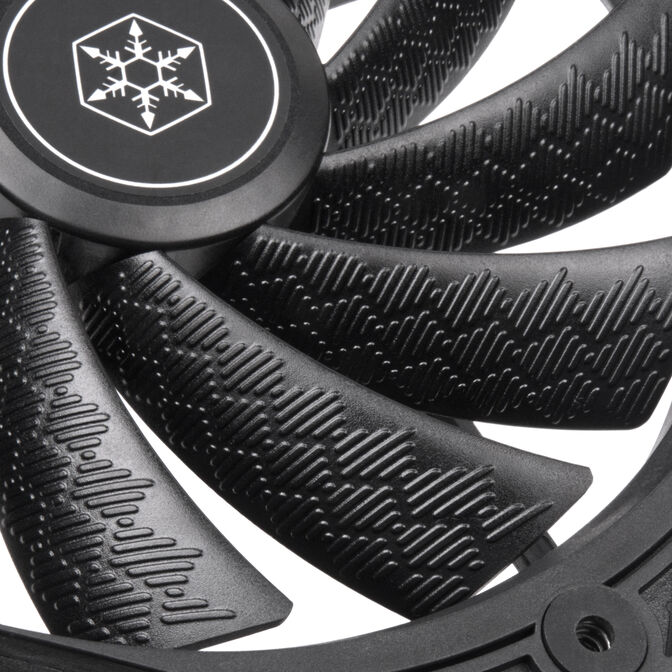 SilverStone Shark Force L&uuml;fter, 160mm - schwarz image number 4