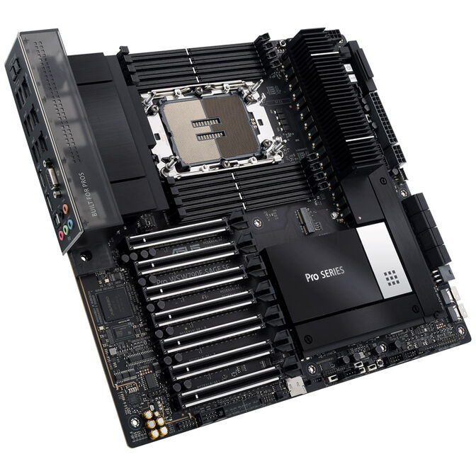ASUS Pro WS W790E-SAGE SE, Intel W790 Mainboard, Sockel LGA 4677, DDR5 image number 1