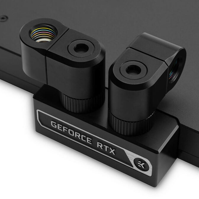 EK Water Blocks EK-Quantum Torque G1/4 Zoll doppel Verl&auml;ngerungs Offset MF 21 - schwarz image number 4