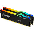 Kingston Fury Beast RGB EX DDR5-5600 RAM, CL36, EXPO - 32 GB Dual-Kit, black image number null