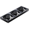 Jonsbo ZA-420BR PWM Fan, Reverse, ARGB - 3x 140mm, black image number null
