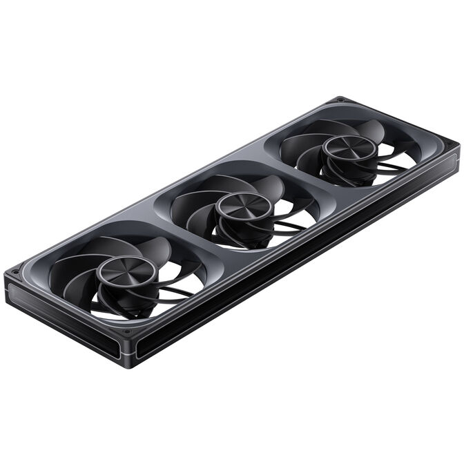Jonsbo ZA-420BR PWM Fan, Reverse, ARGB - 3x 140mm, black image number 3