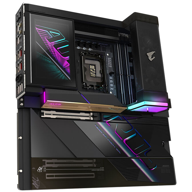 GIGABYTE Z890 Aorus Xtreme AI Top Motherboard, Socket LGA 1851, Intel Z890, E-ATX, DDR5 image number 1