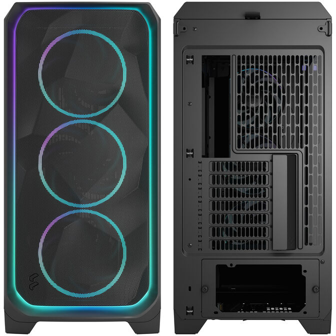 Fractal Design Meshify 3 XL Ambience Pro RGB PC Geh&auml;use - Big-Tower, E-ATX, Tempered Glass - schwarz image number 11