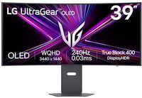 LG UltraGear OLED GX9 39GX900A-B, 39 Zoll WQHD Curved Gaming Monitor, 240Hz, WOLED, G-SYNC Compatible