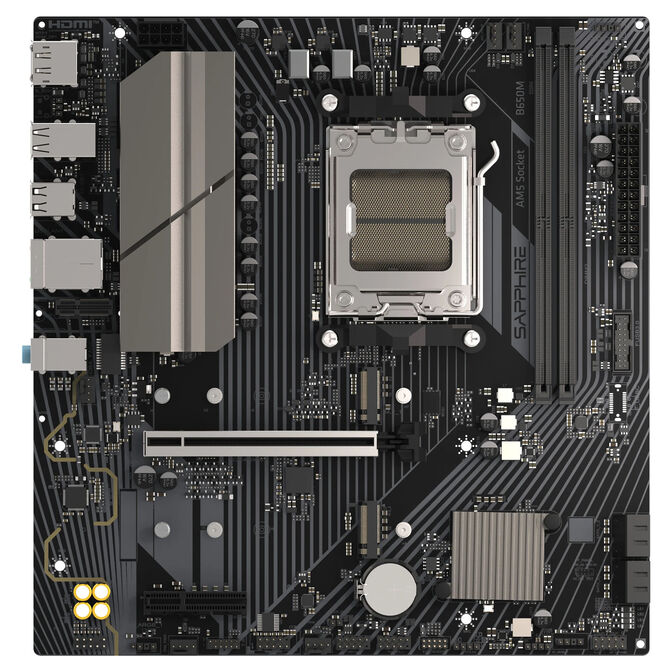 Sapphire B650M-E Motherboard, Socket AM5, AMD B650, mATX, DDR5 image number 2