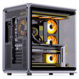 Jonsplus BO400CG PC-Geh&auml;use, Midi-Tower, ATX, Tempered Glass - gunmetal grey image number null