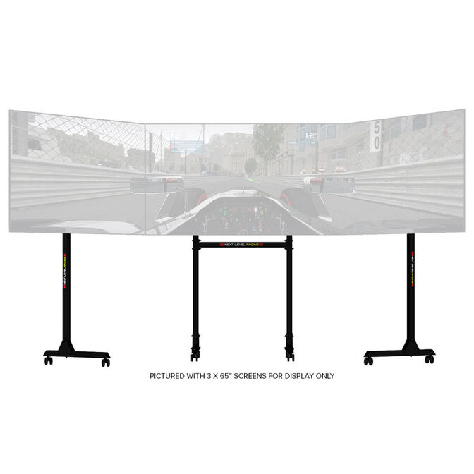Next Level Racing Free Standing Triple Monitor Stand image number 2