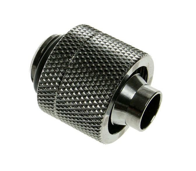 Bitspower Anschluss gerade G1/4 Zoll AG auf 16/10mm - schwarz gl&auml;nzend image number 0