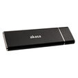 Akasa external USB 3.1 M.2 SSD aluminium case - black image number null