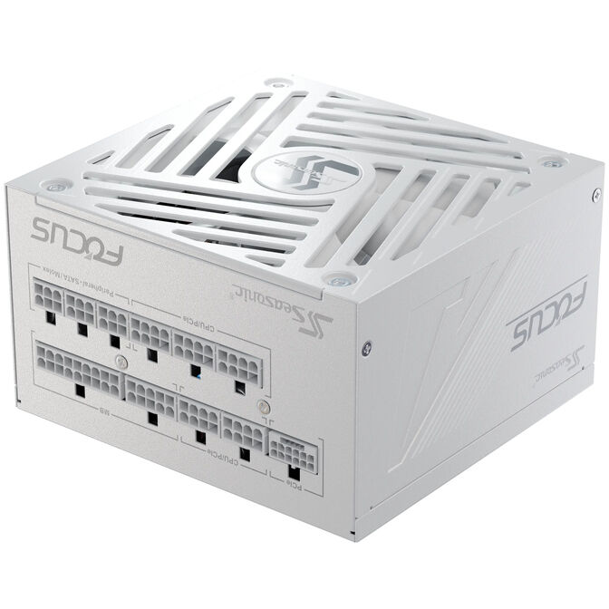 Seasonic Focus GX 80 PLUS Gold Netzteil, modular - 1000 Watt, wei&szlig; image number 2
