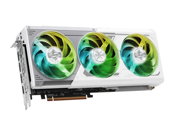 ASrock Radeon RX 9070 XT Steel Legend Grafikkarte, 16384 MB GDDR6 image number 2