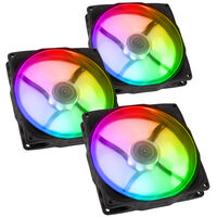 Noiseblocker NB-eLoop X B12-P ARGB, PWM - 120mm, schwarz - 3er Set