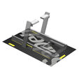 Sabelt Sim Floor Mat, floor mat for sim racing, 170 &times; 100 cm, non-slip - black image number null