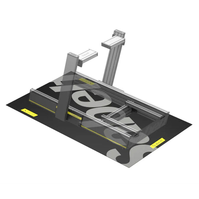 Sabelt Sim Floor Mat, floor mat for sim racing, 170 &times; 100 cm, non-slip - black image number 1