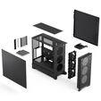 Fractal Design Pop 2 Air Solid PC Case, Mid Tower, ATX - including 3x 120mm fans, black image number null