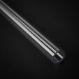Bitspower None Chamfer PETG Link Tube 16/12mm, 100cm - transparent image number null