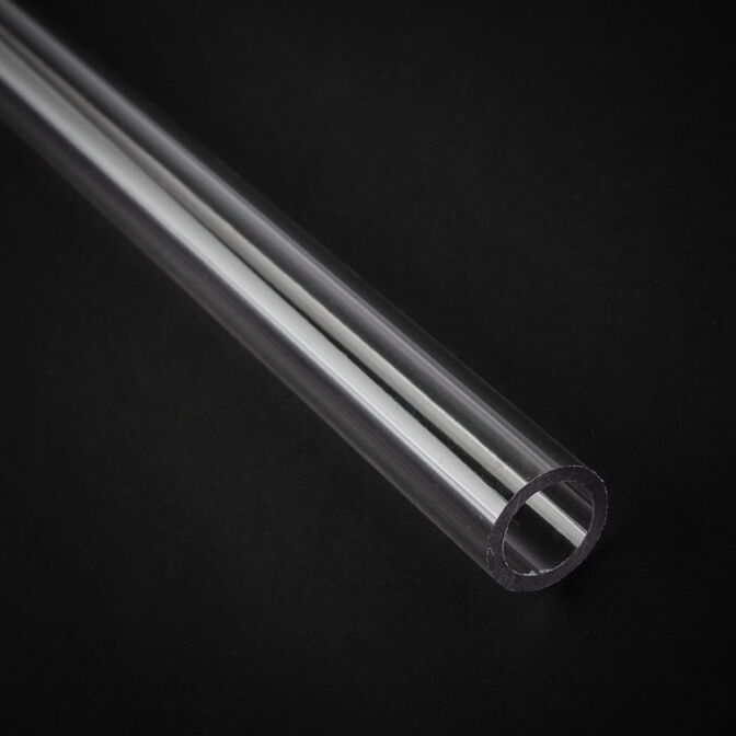 Bitspower None Chamfer PETG Link Tube 16/12mm, 100cm - transparent image number 0