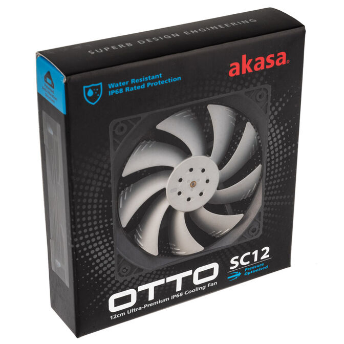 Akasa OTTO SC12 PWM L&uuml;fter, Wasserresistent - 120mm image number 5