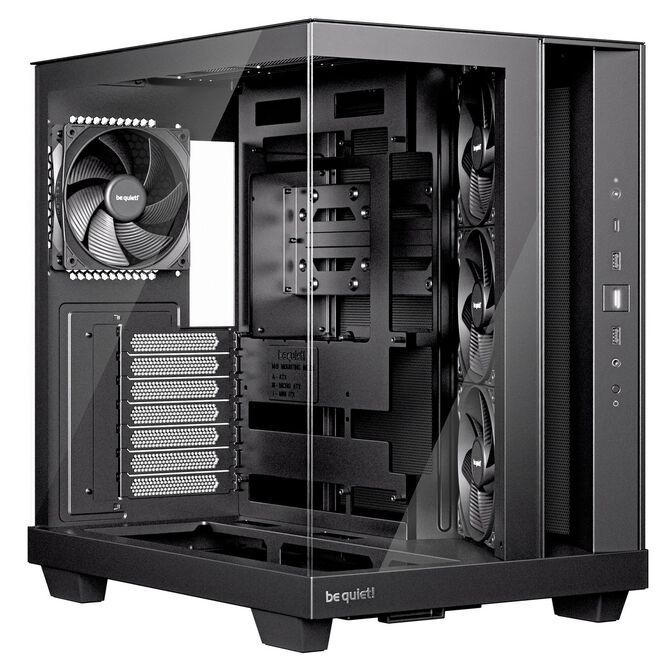 be quiet! Light Base 500 PC Case, Mid Tower, ATX, Tempered Glass - black image number 0
