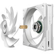 ASUS ROG Eurux GR120 ARGB PWM L&uuml;fter - Reverse Blade, 3er-Pack, wei&szlig; image number null